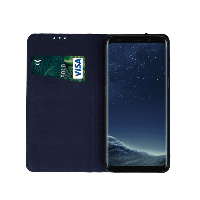 OEM - Läder Skal Smart Pro för iPhone 7/8/SE, Marinblå
