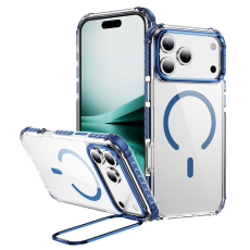 A-One Brand - iPhone 17 Pro Max Mobilskal MagSafe Kickstand - Blå