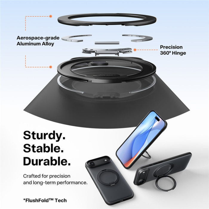 Torras - TORRAS iPhone Air Mobilskal MagSafe O Fitness - Svart