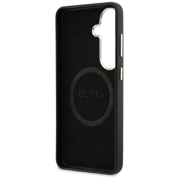 Guess - Guess Mobilskal För Galaxy S26 MagSafe Rhinestone Round Logo