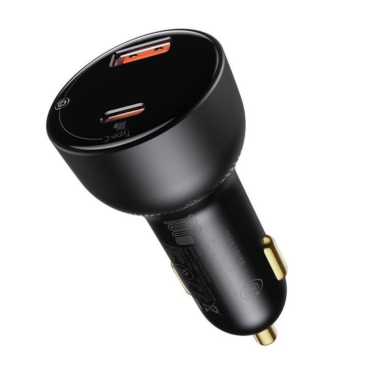 Baseus Superme Billaddare USB Till USB-C 100W - Svart | 505295 | AlltMobil