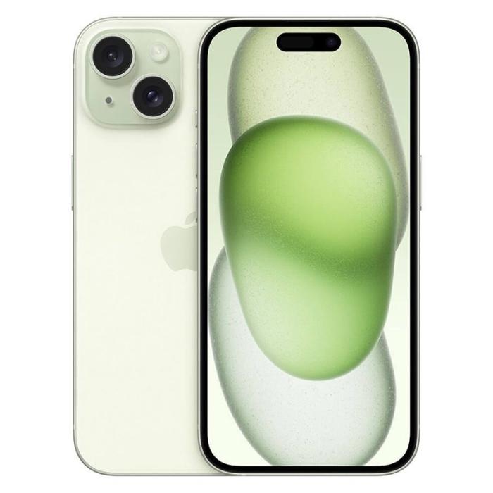 Apple - Apple iPhone 15 - 6GB - 256GB - Grön