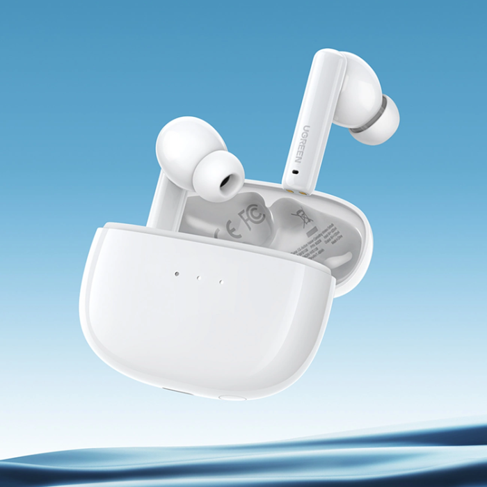 Ugreen - Ugreen TWS In-Ear Hörlurar Bluetooth 5.2 ANC HiTune T3 Active - Vit