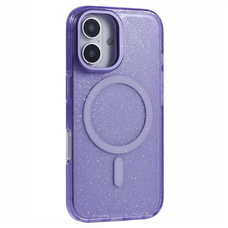 KIGC iPhone 16 Mobilskal MagSafe Epoxy Kickstand - Lila | 2353 | AlltMobil