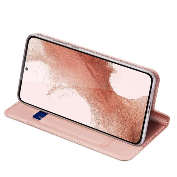 Dux Ducis - Dux Ducis Galaxy S23 Plus Plånboksfodral Skin Series - Rosa