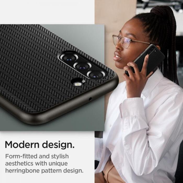 Spigen - Spigen Neo Hybrid Skal Galaxy S22 - Gunmetal