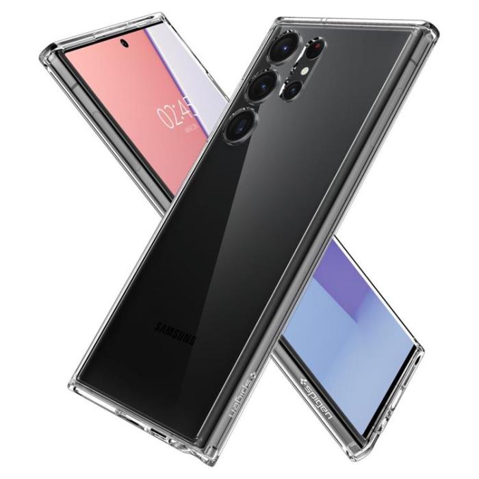 Spigen - Spigen Galaxy S23 Ultra Crystal Ultra Hybrid - Transparent