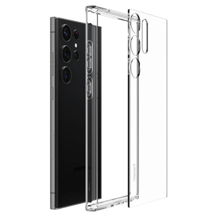 Spigen - Spigen Galaxy S23 Ultra Crystal Ultra Hybrid - Transparent