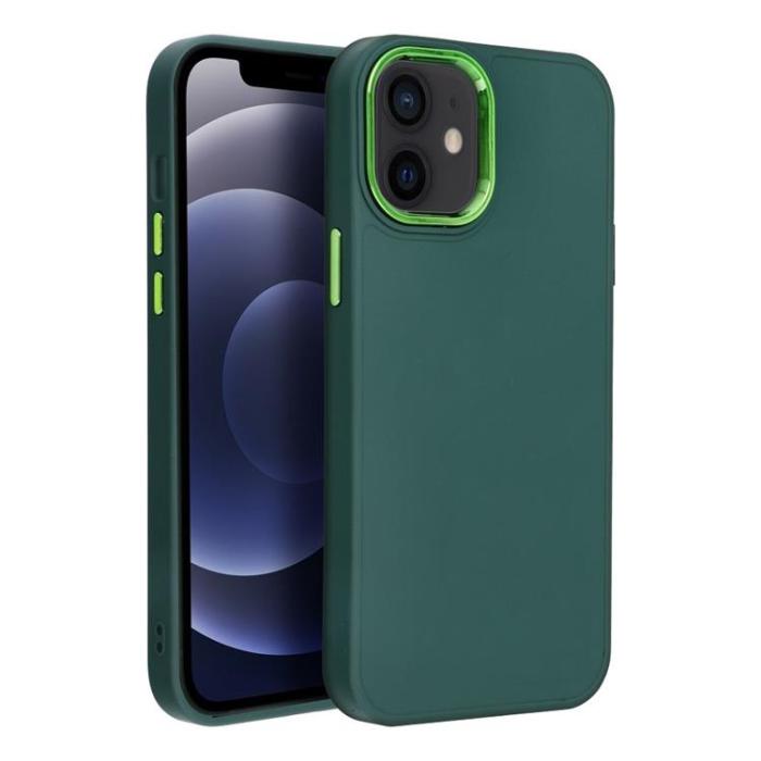 OEM - iPhone 12 Mini Mobilskal Frame - Grön