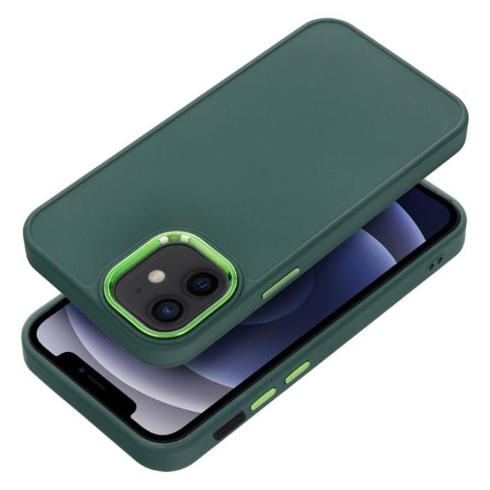 OEM - iPhone 12 Mini Mobilskal Frame - Grön
