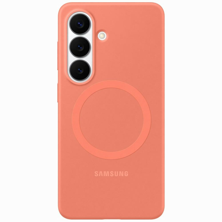 SAMSUNG Mobilskal För Galaxy S26 MagSafe Silikon Magnet - Coral | 2353 | AlltMobil