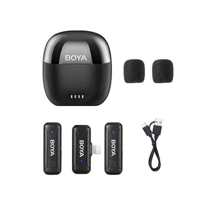 BOYA - BOYA Trådlös 2,4 GHz Mikrofon x2 BY-WM3T-D2 Lightning