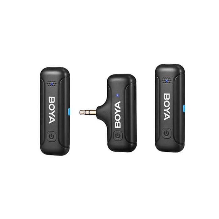 BOYA - BOYA Trådlös 2,4 GHz Mikrofon x2 BY-WM3T-M2 3,5 mm TRS