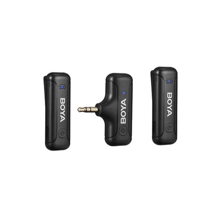 BOYA - BOYA Trådlös 2,4 GHz Mikrofon x2 BY-WM3T-M2 3,5 mm TRS