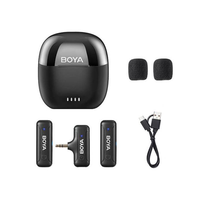 BOYA - BOYA Trådlös 2,4 GHz Mikrofon x2 BY-WM3T-M2 3,5 mm TRS