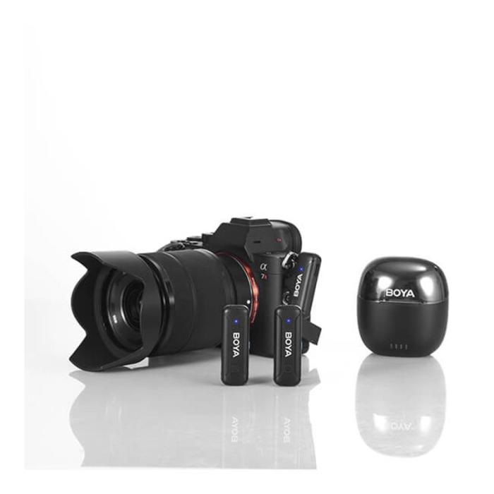 BOYA - BOYA Trådlös 2,4 GHz Mikrofon x2 BY-WM3T-M2 3,5 mm TRS