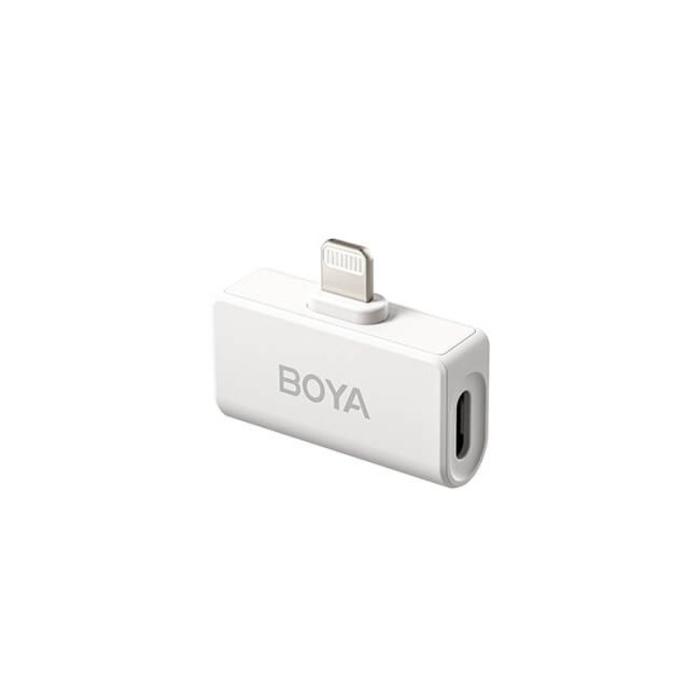 BOYA - BOYA Trådlös 2,4 GHz Mikrofon x2 Omic-D Lightning Vit