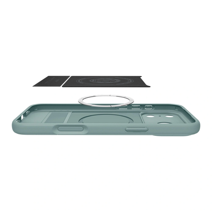 Spigen - Spigen iPhone 17 Pro Mobilskal Magsafe Kickstand Parallax - Saga Grön