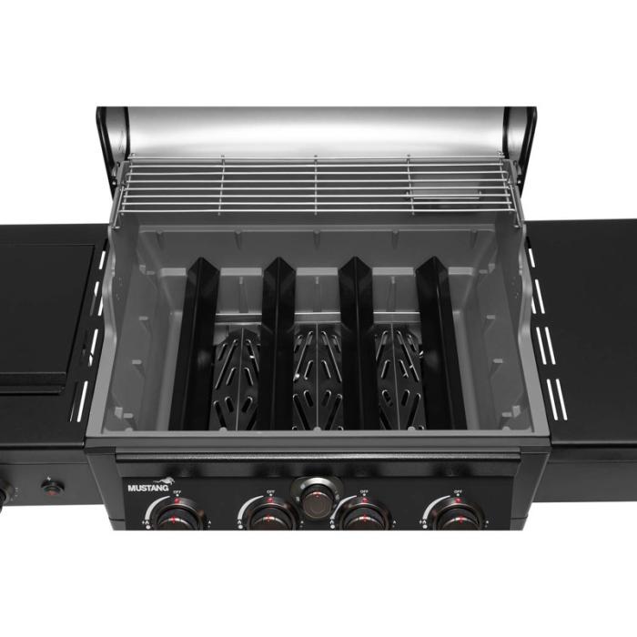 Mustang - MUSTANG Gasolgrill Charleston 4+1 Svart