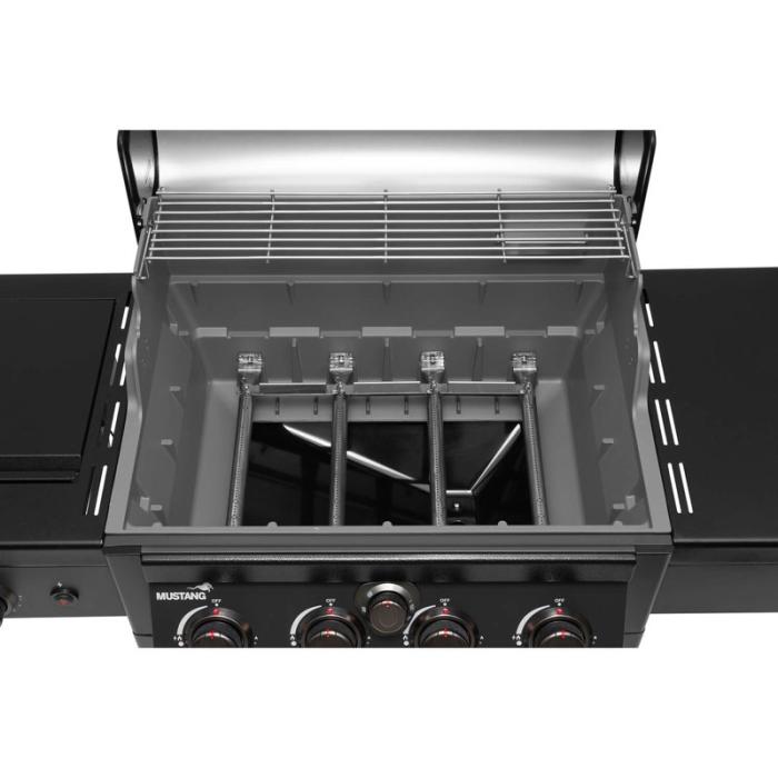 Mustang - MUSTANG Gasolgrill Charleston 4+1 Svart
