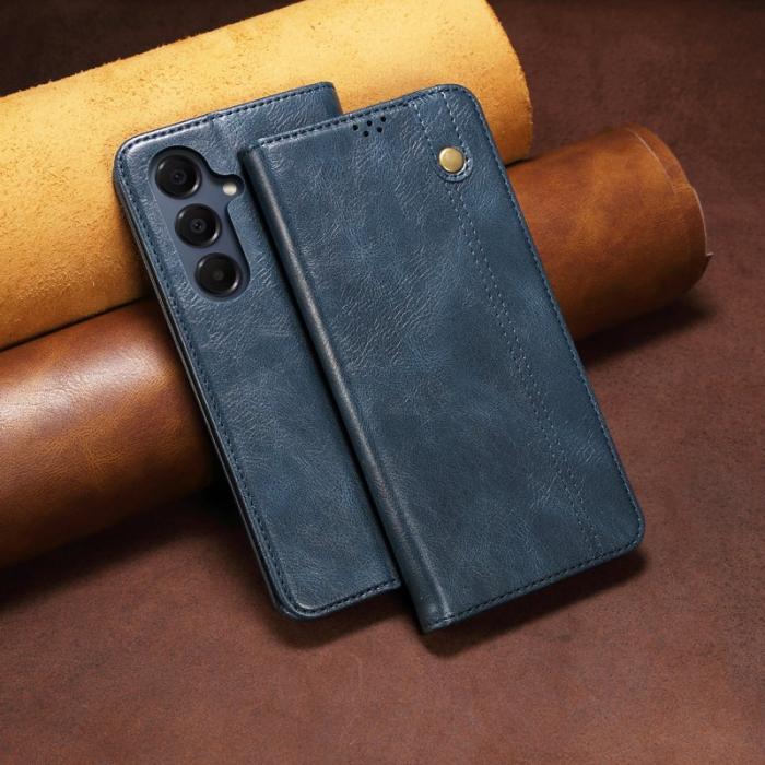 OEM - Plånboksfodral för Samsung Galaxy S26 Plus Konstläder Ställ - Blå