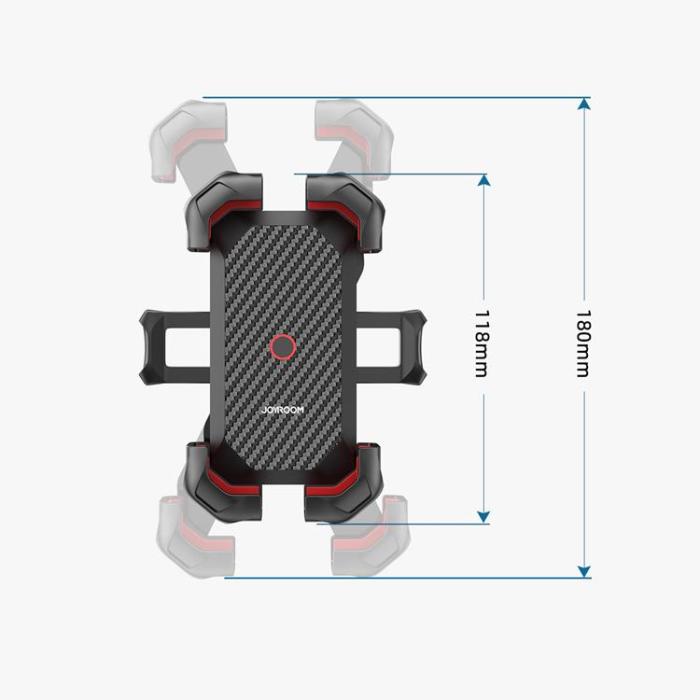 UTGATT5 - Joyroom Cykel/Scooter Mobilhållare - Svart