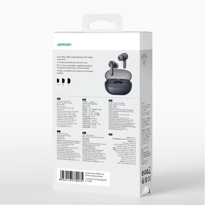 Joyroom - Joyroom TWS Trådlösa In-Ear Hörlurar Jbuds - Svart