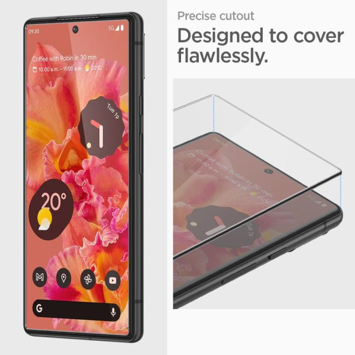 UTGATT - [2-PACK] Spigen Google Pixel 7A Härdat Glas Skärmskydd