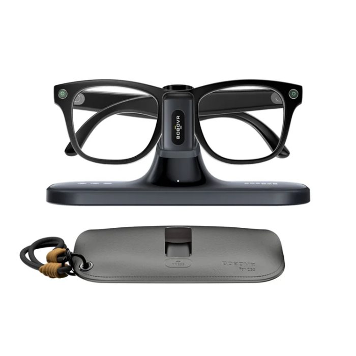 BoboVR - BOBOVR Smart AI 3-i-1 Glasögon Bärbar Laddningsdock CG2 För Ray-Ban Meta