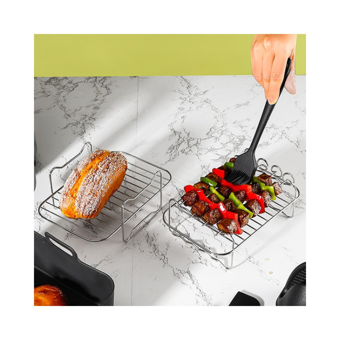 OEM - [9-pack] Silikonform för Tårtfat, Grillgaller kit för Ninja Air Fryer AF180