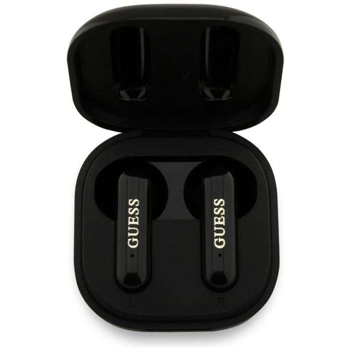 Guess - Guess TWS In-Ear Hörlurar Bluetooth 4G Metal Logo - Svart