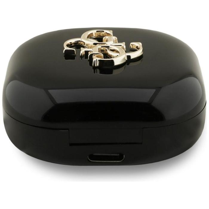 Guess - Guess TWS In-Ear Hörlurar Bluetooth 4G Metal Logo - Svart