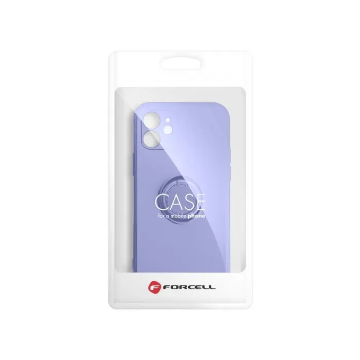 Forcell - Forcell Galaxy A52s/A52 5G/A52 4G Skal Silikon Ring - Violett