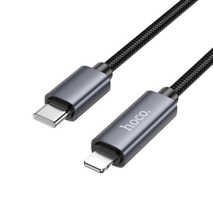 Hoco - Hoco USB-C till Lightning Kabel PD 27W X112 1m Svart