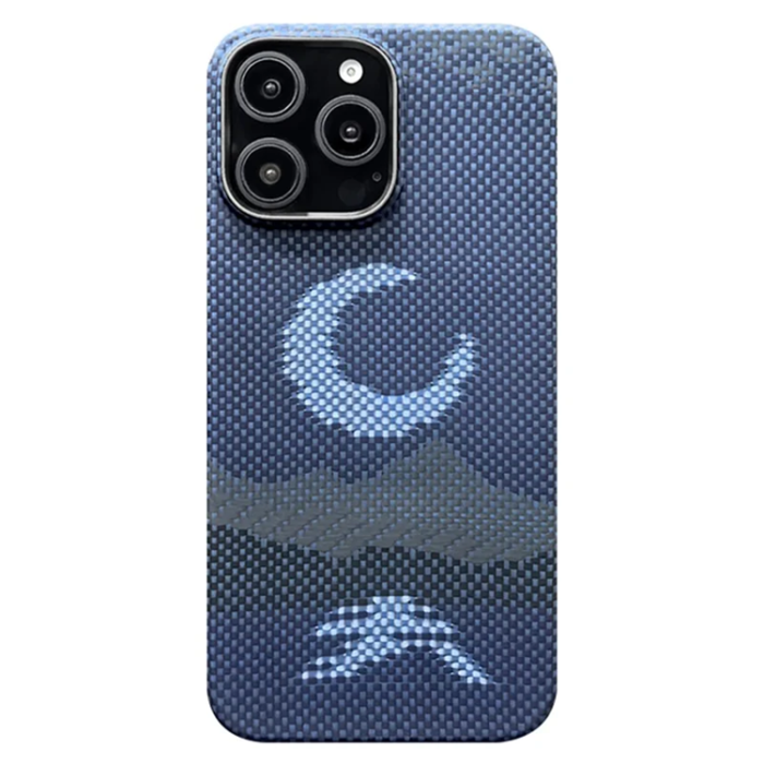 A-One Brand - iPhone 16 Pro Max Mobilskal Magsafe Aramid Fiber - Moon