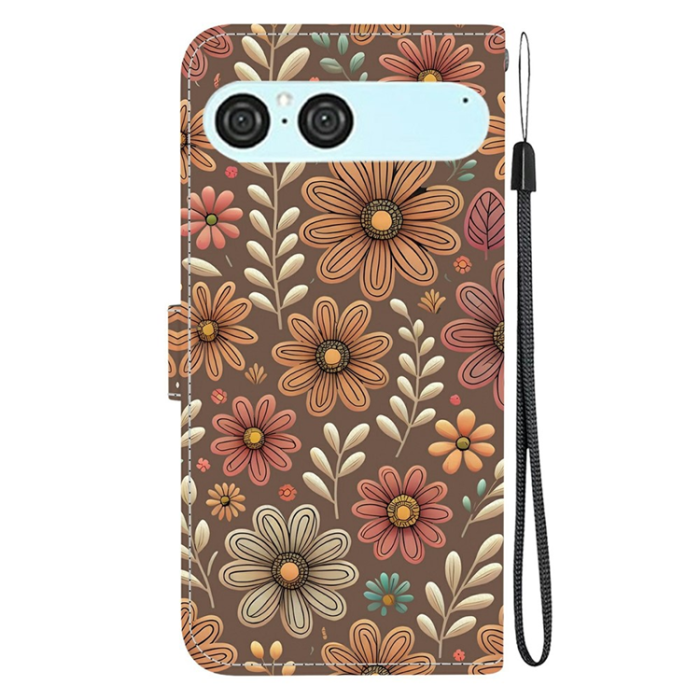 A-One Brand - Sony Xperia 10 VII Plånboksfodral Pattern Printing - Blossom