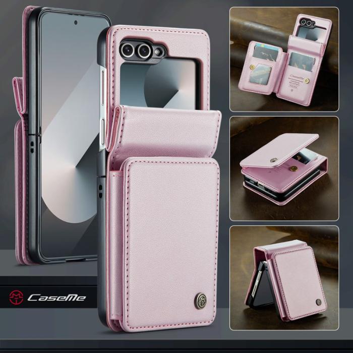 Caseme - CASEME C22 Mobilskal till Samsung Galaxy Z Flip7 FE 5G med RFID - Rosa