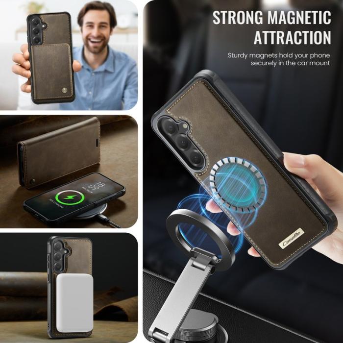 Caseme - CASEME C49 Fodral för Samsung Galaxy S24 FE MagSafe Kaffe