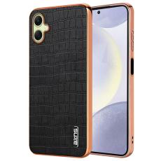 AZNS - AZNS Samsung Galaxy A06 Fodral Electroplating KonstL&auml;der - Svart