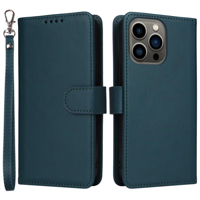 BETOPNICE - BETOPNICE iPhone 13 Pro Plånboksfodral - Avtagbart Konstläder - Blå
