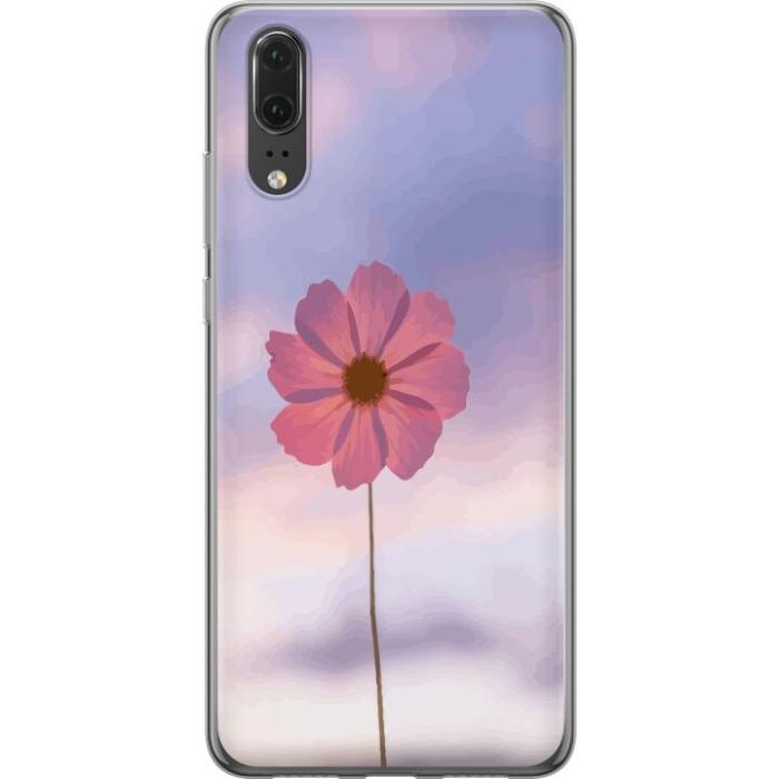 iSecrets - Mobilskal till Huawei P20 med Rosa blomma