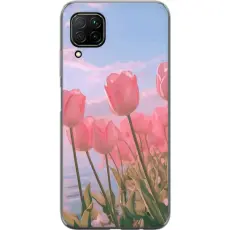 Gustaf - Mobilskal till Huawei P40 lite med Rosa Tulpaner