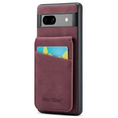 FIERRE SHANN - FIERRE SHANN Google Pixel 8a Fodral RFID-Skydd PU+TPU - R&ouml;d