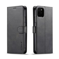 LC.imeeke - LC.imeeke iPhone 11 Pro Max Pl&aring;nboksfodral Konstl&auml;der - Svart