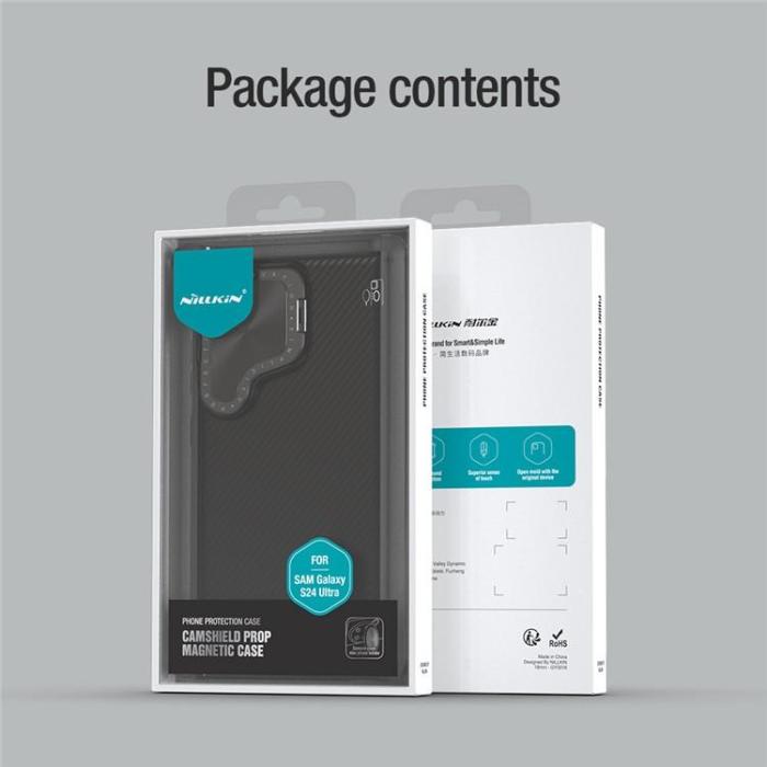 Nillkin - Nillkin Galaxy S24 Ultra Mobilskal Magsafe CamShield Prop - Blå