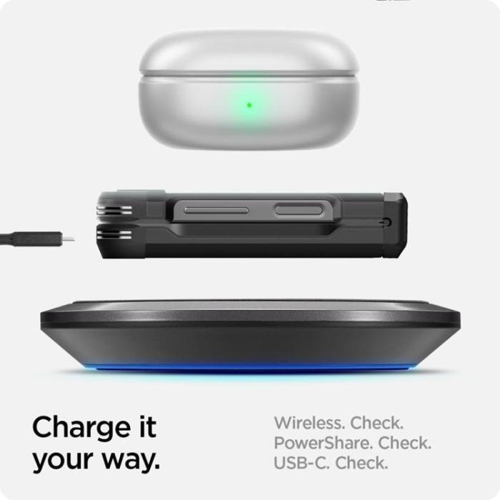UTGATT - Spigen Galaxy Z Flip 6 Mobilskal Tough Armor Pro - Svart