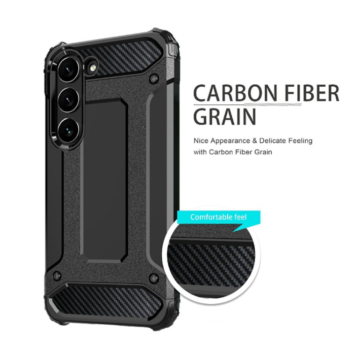 OEM - Galaxy S23 Mobilskal Tough Armor - Svart