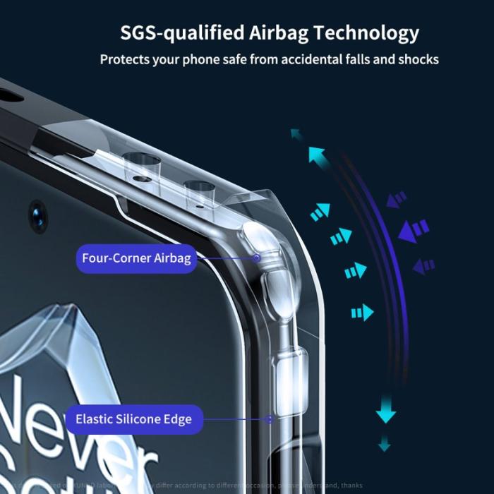 XUNDD - XUNDD Mobilskal till OnePlus Ace 3 5G HD Clear Design Transparent