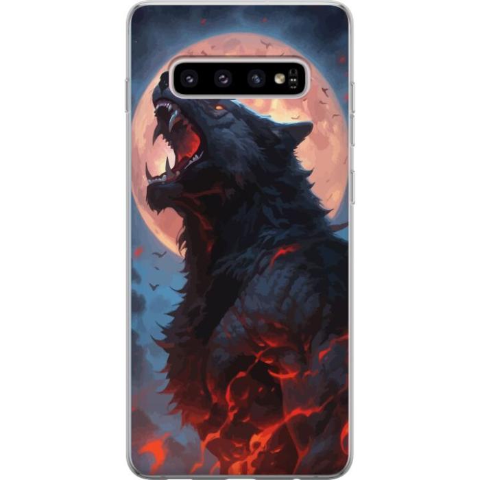 iSecrets - Mobilskal till Samsung Galaxy S10+ med Ylande varg