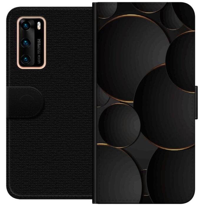 iSecrets - Plånboksfodral till Huawei P40 med Lyxig Cirklar